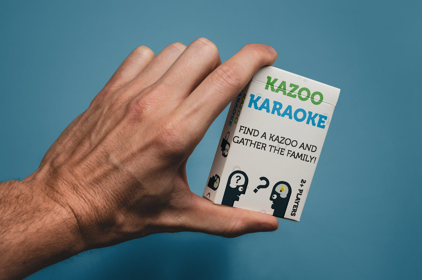 Kazoo Karaoke Music Decades - 52 Cards with 192 Playful Prompts (Charades for Adults/Family, Christmas Game and Holiday Games)