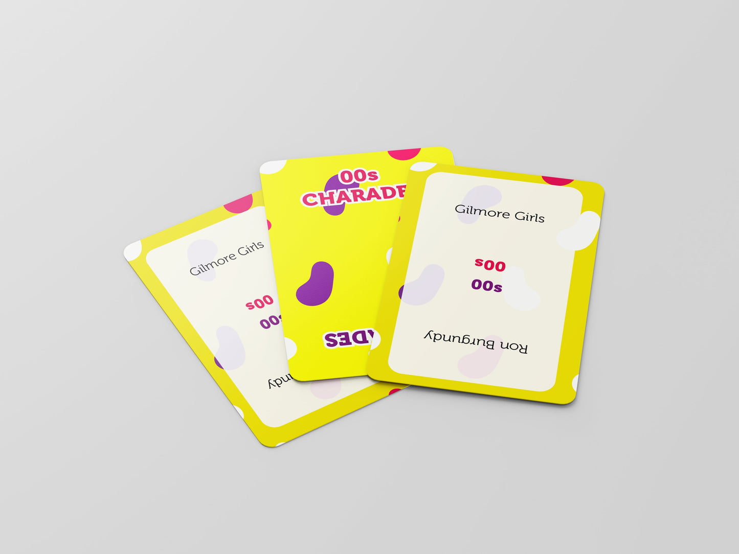 00s Charades / Decades Card Game - 52 Cards with 96 Playful Prompts (Charades for Adults/Family, Christmas Game and Holiday Games)