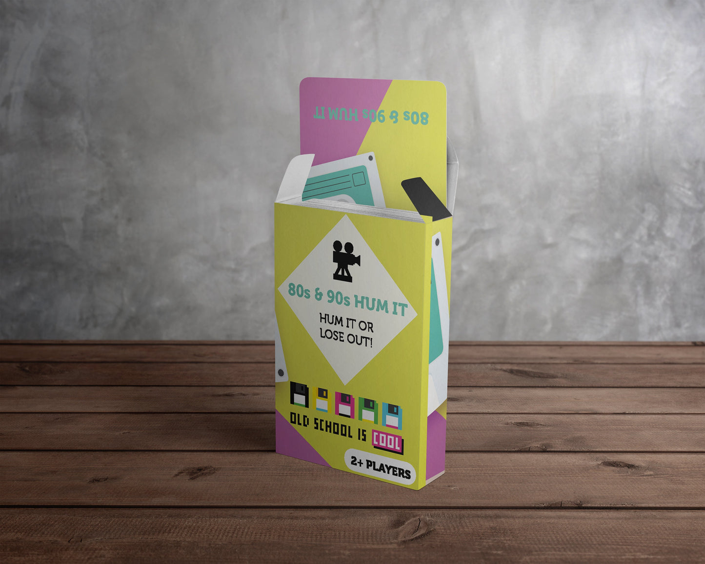 80s & 90s Hum It Card Game - 52 Cards with 104 Playful Prompts (Game for Adults/Family, Christmas Game and Holiday Games)
