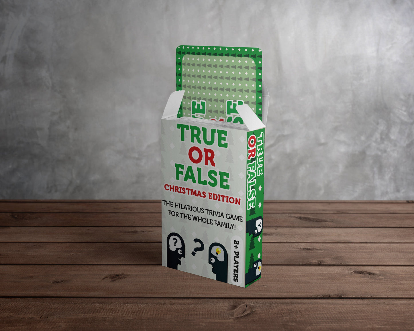 Christmas True or False - 52 Cards with Questions (Game for Adults/Family, Portable Camping, Christmas Game and Holiday Games)