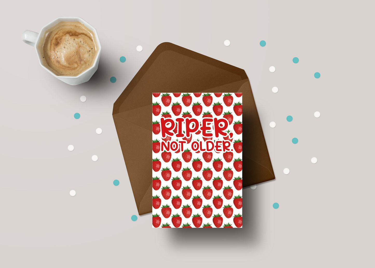 Riper, Not Old - Funny Friend Family Birthday Personalised Greeting Card