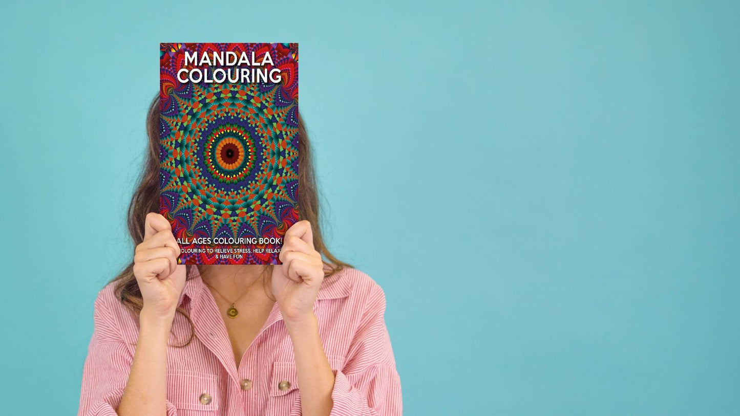 Mandala Colouring Book for Kids / All Ages / Adult - A4 Mindful Mandalas Art Therapy Anti-Stress Relaxation (Adult Colouring Book)