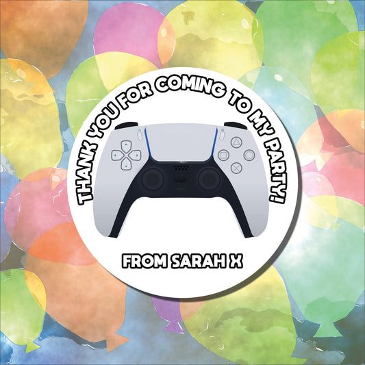 PS5 Controller Personalised Party Stickers