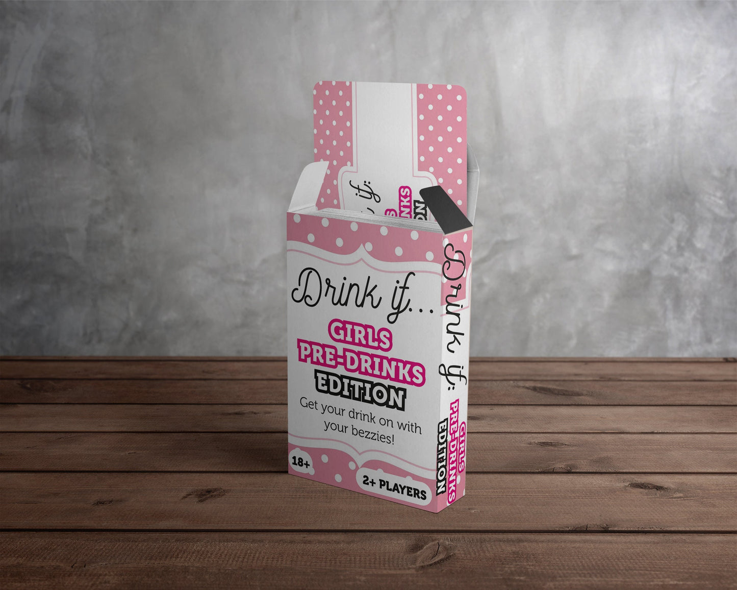 DRINK IF Girls Pre Drinks - Adult Drinking Game - Pre-Drinks University College Freshers - Card Pack, Stocking Filler