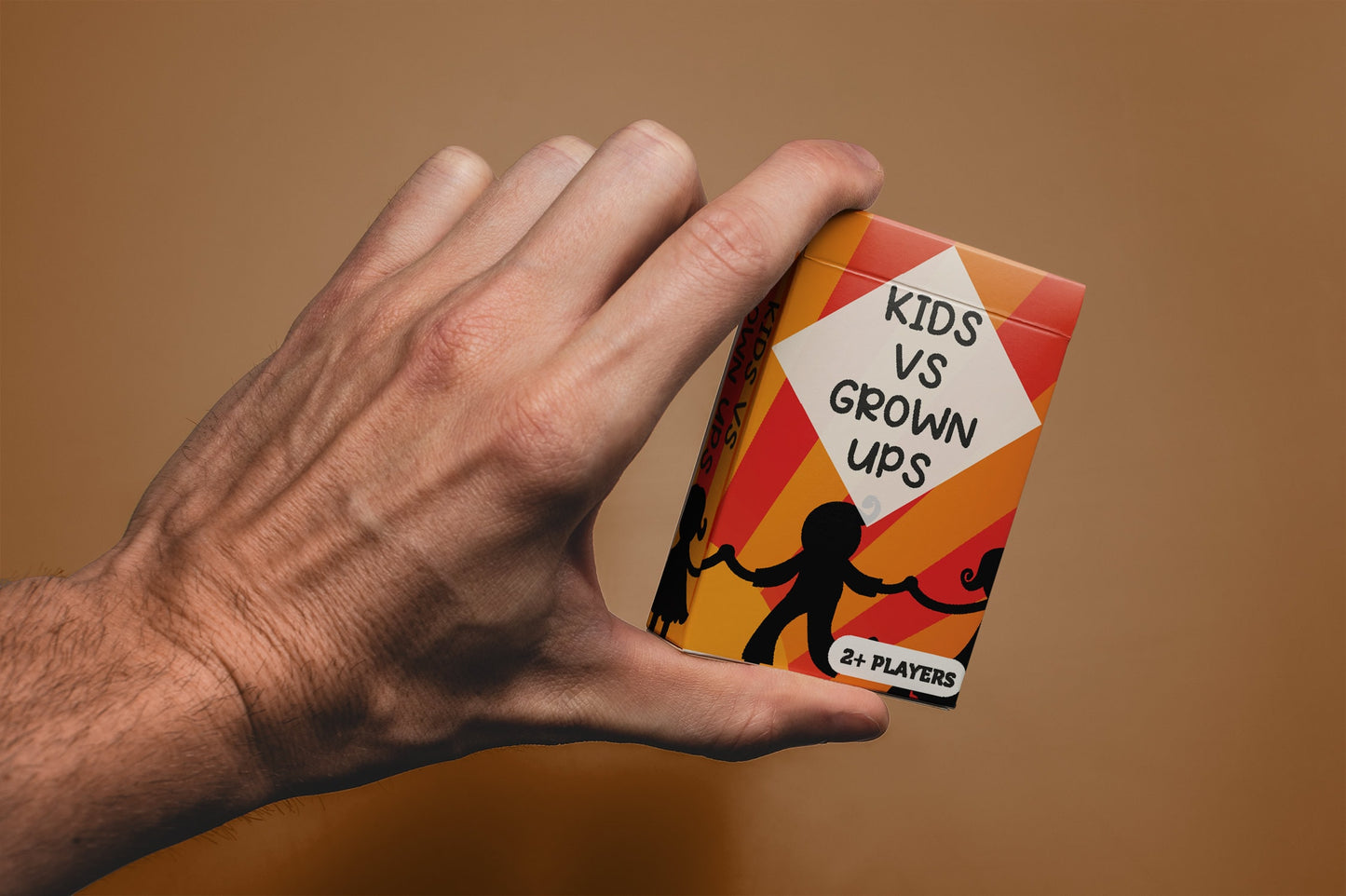 Kids vs Grown Ups - 52 Cards with 96 Questions (Charades for Adults/Family, Portable Camping, Christmas Game and Holiday Games)