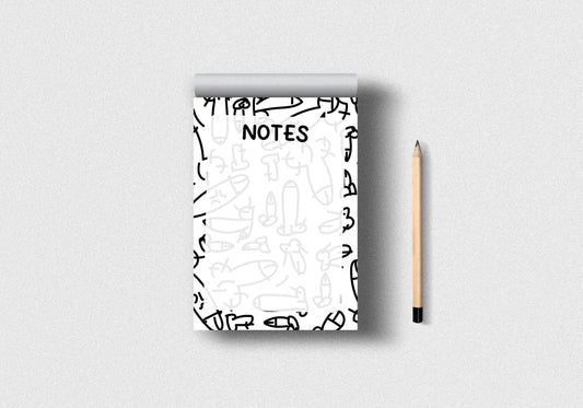 Penis Funny Note Pad | A6 Notepad, Stocking Filler / Birthday Gift