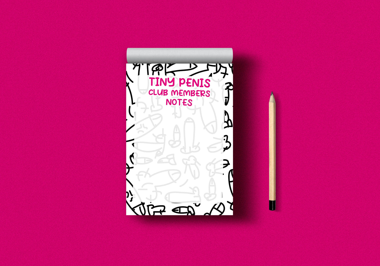 Member of the Tiny Penis Club Pad | A6 Notepad, Stocking Filler / Birthday Gift