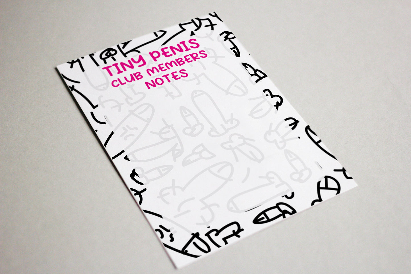 Member of the Tiny Penis Club Pad | A6 Notepad, Stocking Filler / Birthday Gift