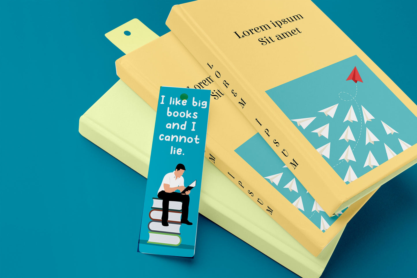 I Like Big Books & I Cannot Lie Bookmark - Stocking Filler / Present Gift