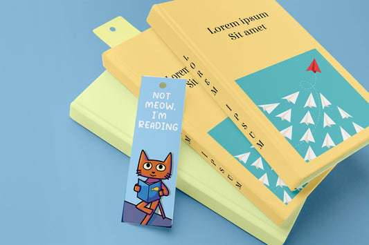 Not Meow I'm Reading Bookmark - Stocking Filler / Present Gift