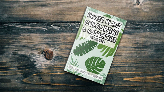 House Plant Activity Book for All Ages! Adult and Kids Colouring/Activity Book, Stocking Filler / Birthday Gift