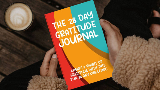 28 Day Gratitude Book / Month Journal - Daily Gratitude, Happy Journal, Positive Inspiration, 28 Day Challenge, Happiness Planner