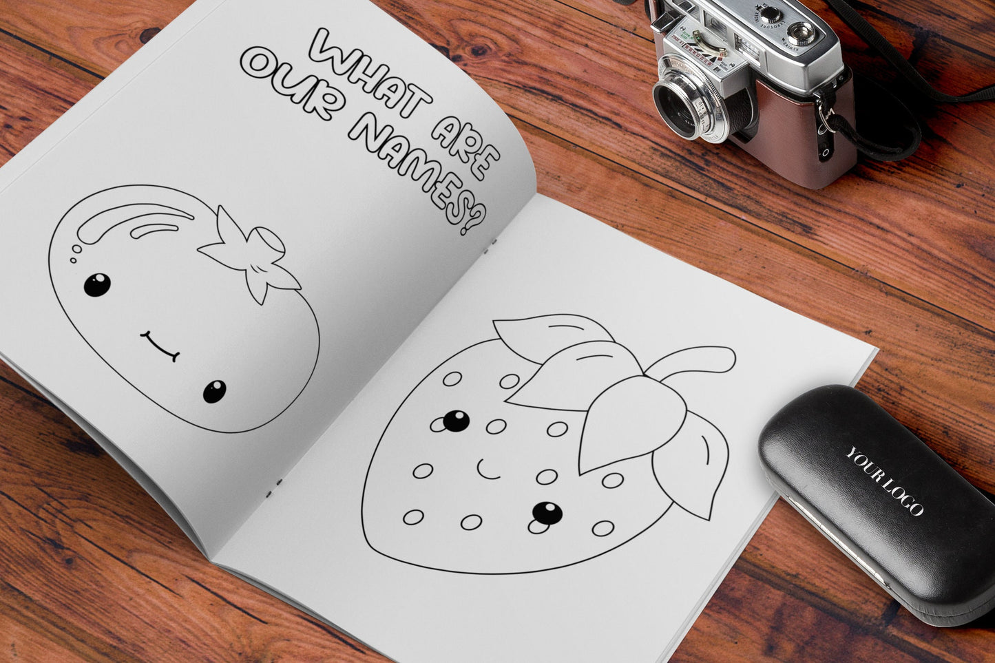 Fruit & Veg Activity Book for All Ages! Adult and Kids Colouring/Activity Book, Stocking Filler / Birthday Gift