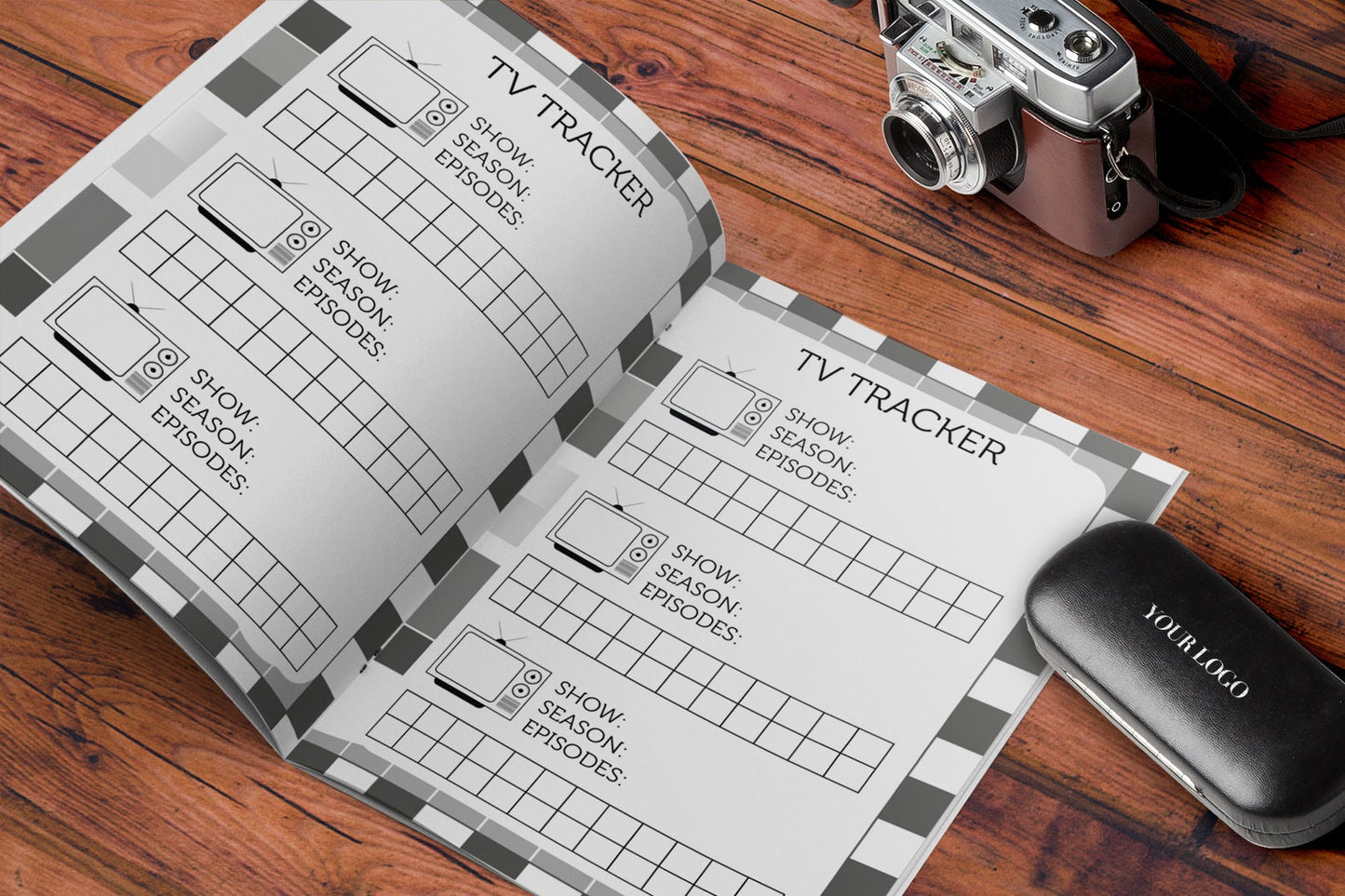 Tv Season/Episode Tracker Book! All Age Tv Show Tracker, Stocking Filler / Birthday Gift