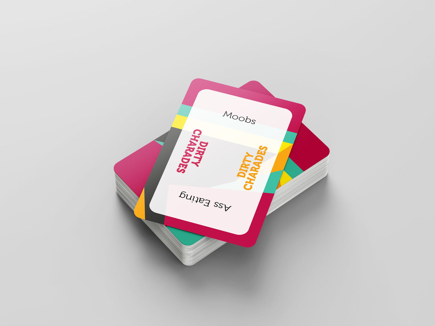 Dirty Charades - 52 Cards with 96 Playful Prompts (Charades for Adults, Rude Hen Do Game / Stag Do Game)