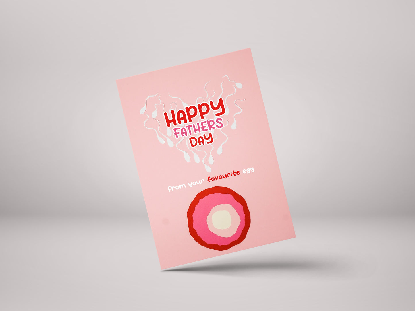 Happy Fathers Day From Your Favourite Egg – Fathers Day Greeting Card – GC40