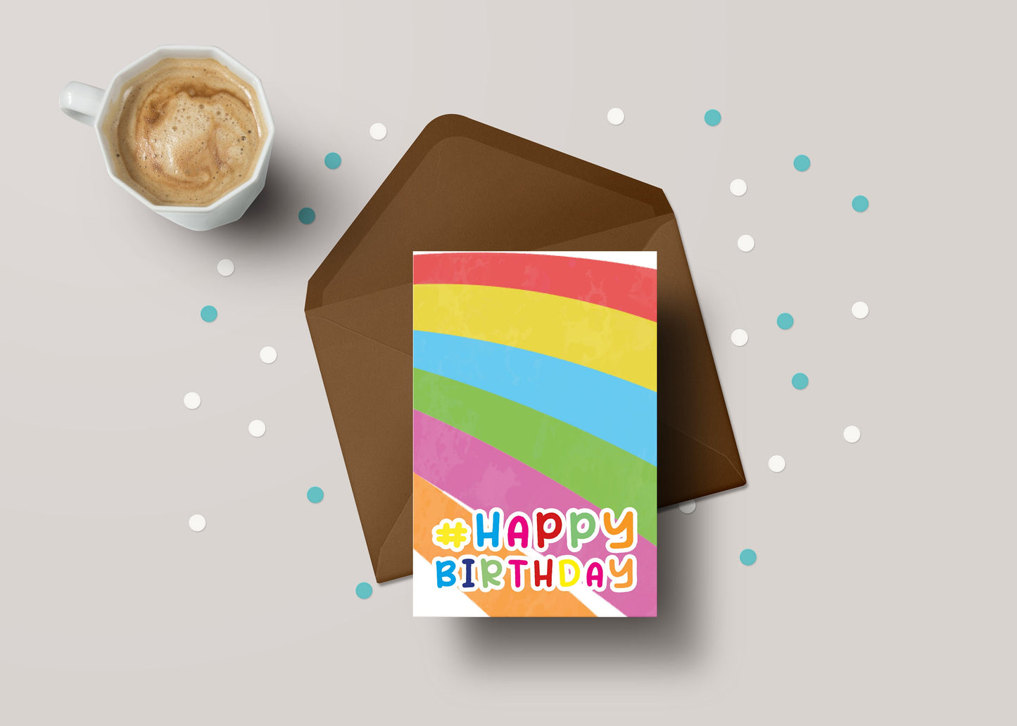 Happy Birthday Card (with Buy Me A Drink Badge) – GC30