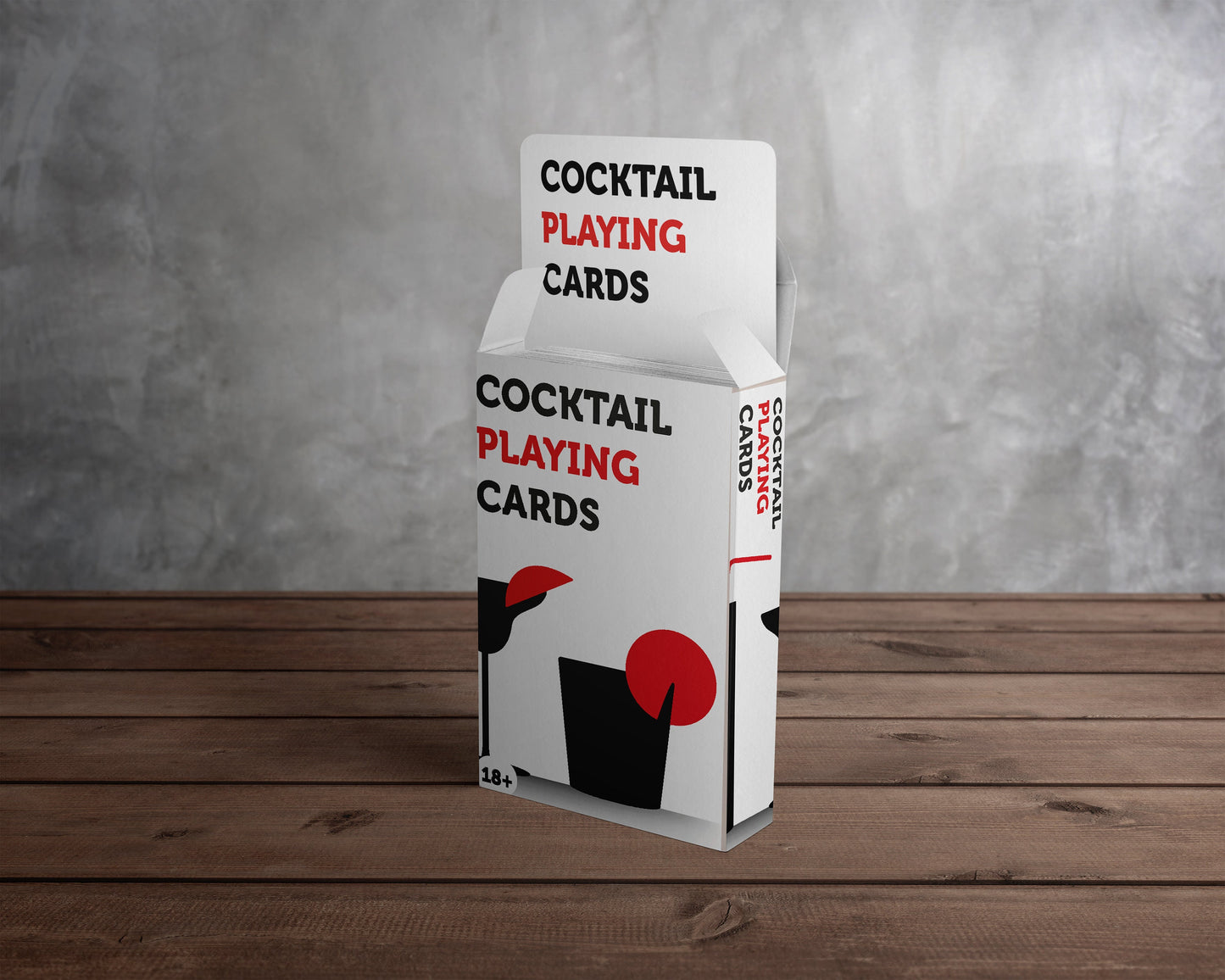 Cocktail Playing Cards - Cocktail Making Card Pack with 52 Cards - Date Night / Party / Stocking Filler / Birthday Present