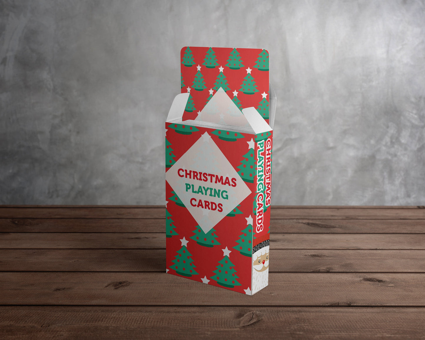 Colourful Christmas Playing Cards - 52 Playing Cards - Card Game, Stocking Filler / Birthday Present