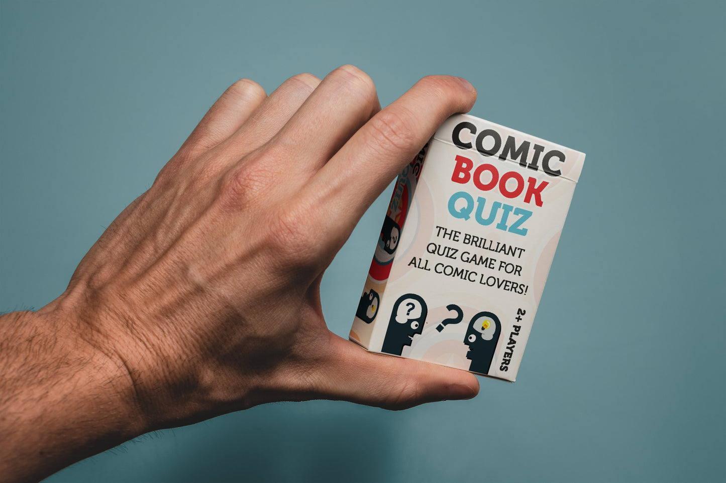 Comic Book Quiz Card Pack with 96 Questions + 4 blank to add your own! Stocking Filler / Birthday Present