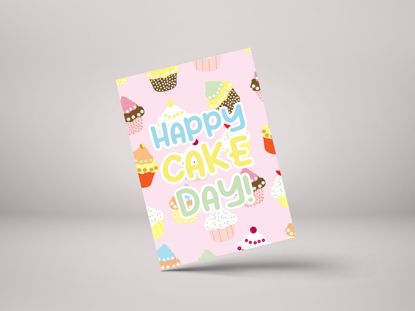 Happy Cake Day! - Funny Birthday Greeting Card - GC53