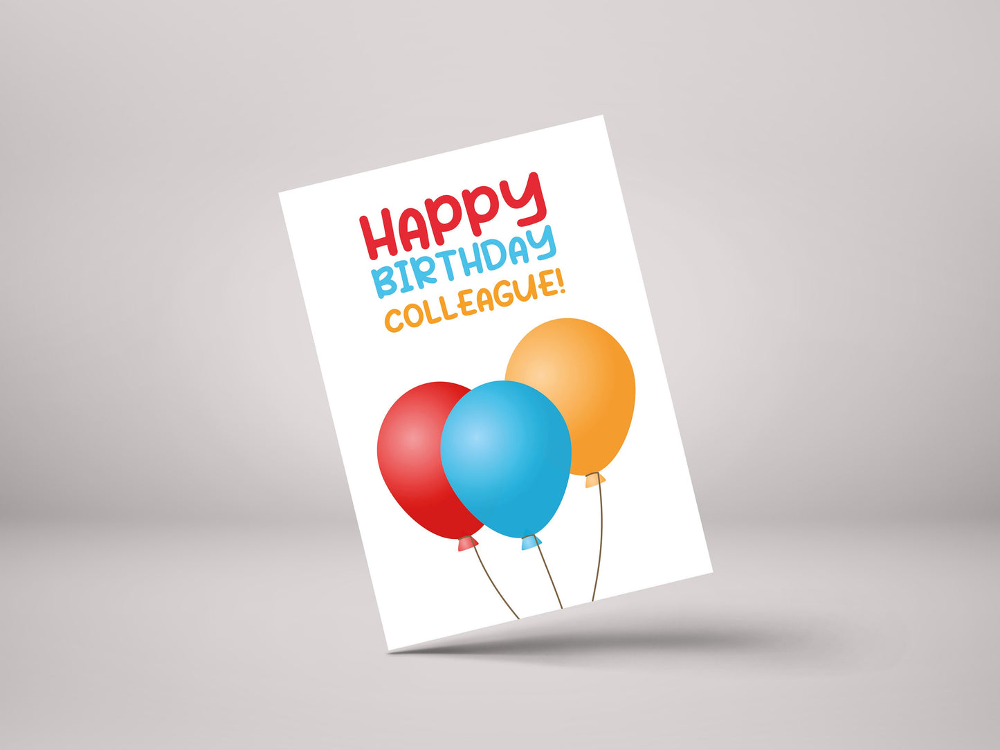 Happy Birthday Colleague! - Funny Colleague Birthday Personalised Greeting Card