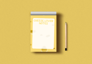 Cheese Lovers Notepad