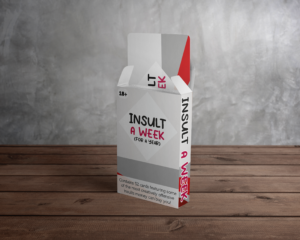 Insult A Week 18+ - Funny Rude Card Pack, Friend Birthday Present - Stocking Filler / Birthday Present